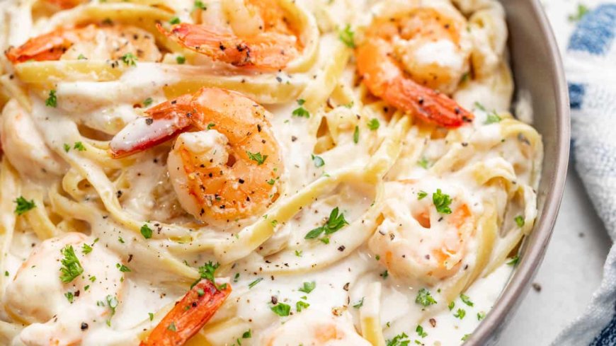 Creamy Shrimp Alfredo